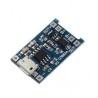 ماژول شارژر باتری لیتیومی 1 آمپر TP4056 دارای محافظ با ورودی Micro USB
