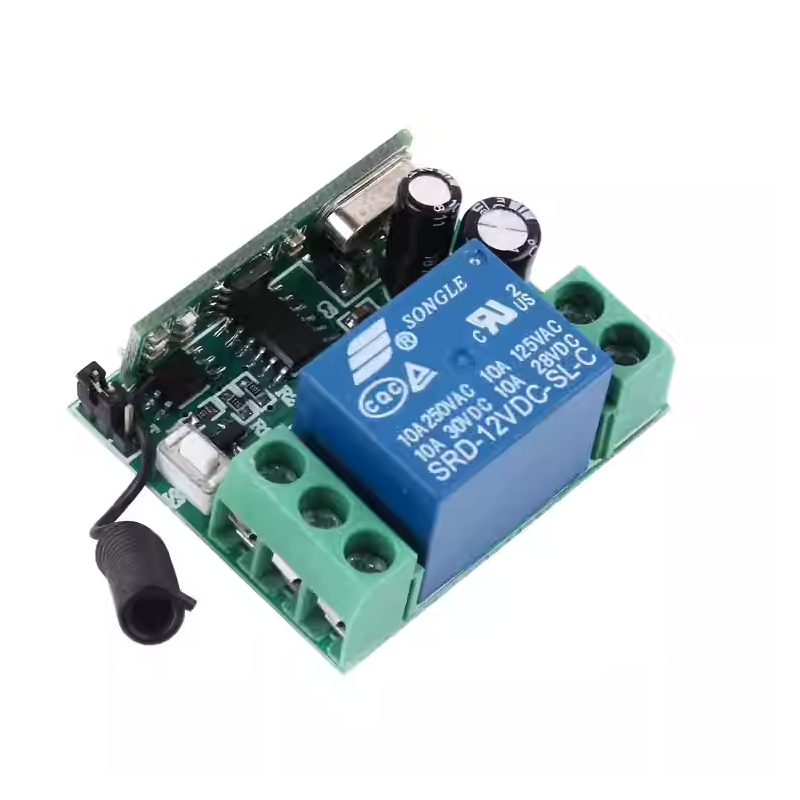 کیت ریموت کنترلر 1 کانال کد لرن همراه با گیرنده