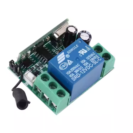 کیت ریموت کنترلر 1 کانال کد لرن همراه با گیرنده