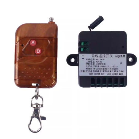 کیت ریموت کنترلر 2 کانال کد لرن همراه با گیرنده