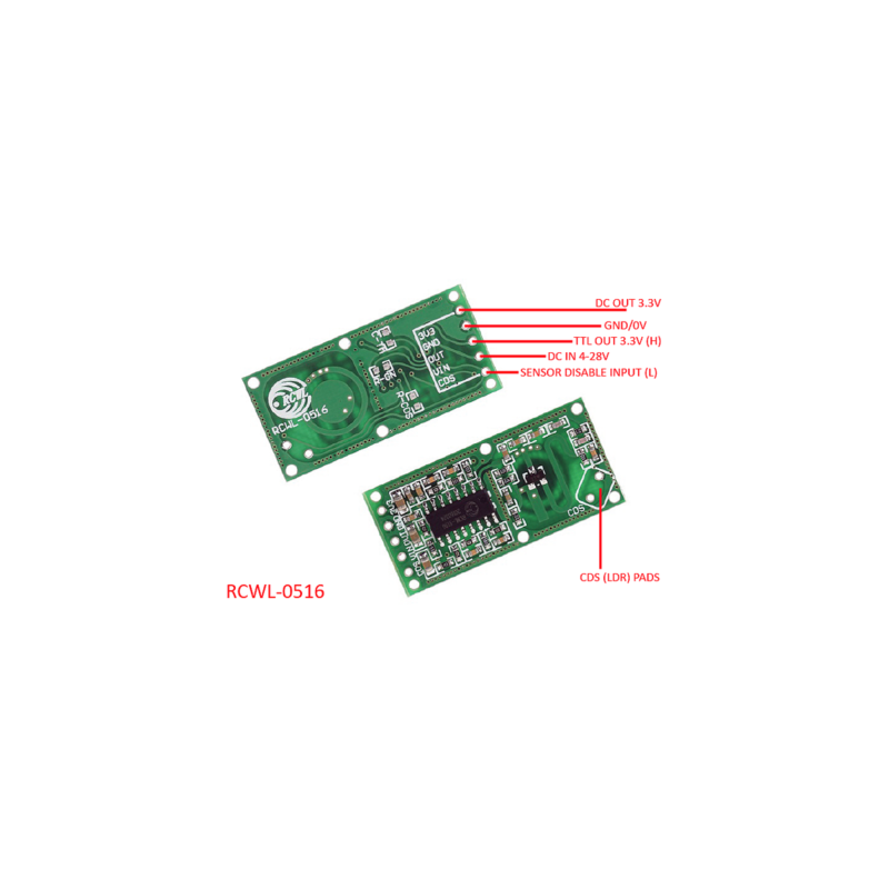 ماژول سنسور حرکت مایکرویو RCWL-0516