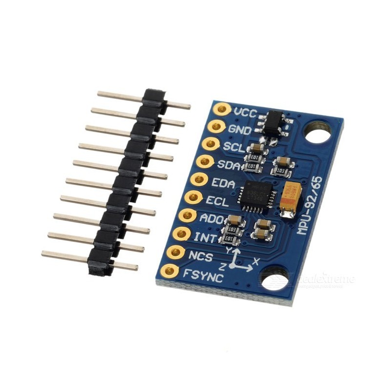 ماژول IMU و AHRS سریال I2C نه محوره MPU9250