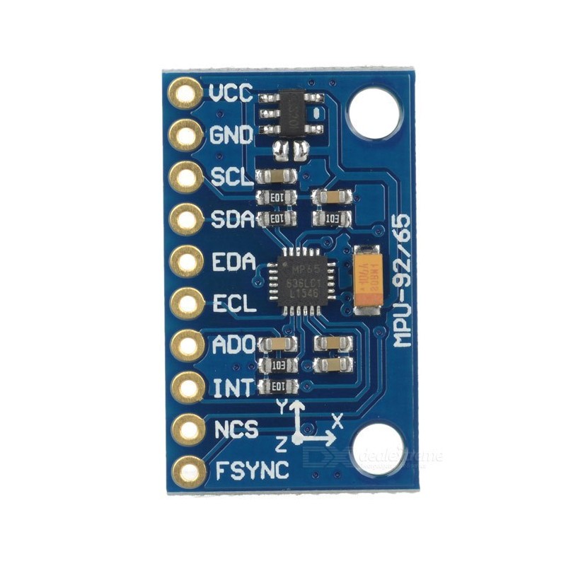 ماژول IMU و AHRS سریال I2C نه محوره MPU9250