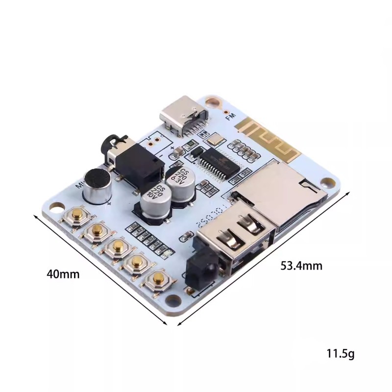 ماژول پخش صدا قابل اتصال به بلوتوث-فلش و اس دی کارت