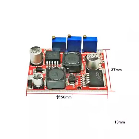ماژول مبدل DC-DC کاهنده و افزاینده LM2596-LM2577 با امکان کنترل جریان خروجی