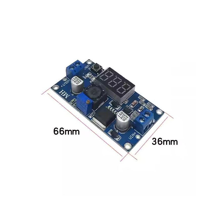 ماژول رگولاتور DCبه DC کاهنده LM2596همراه با نمایشگر