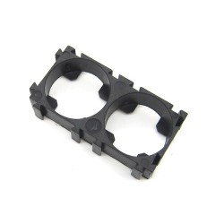 براکت پلاستیکی دوتایی نگهدارنده باتری های لیتیوم یون 18650