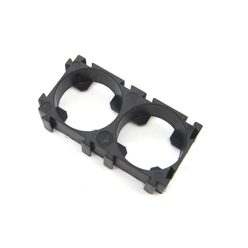 براکت پلاستیکی دوتایی نگهدارنده باتری های لیتیوم یون 18650