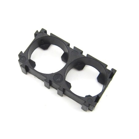 براکت پلاستیکی دوتایی نگهدارنده باتری های لیتیوم یون 18650