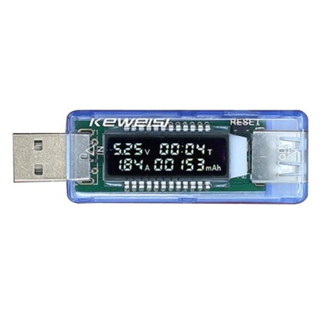 تستر USB TESTER و مانیتورینگ شارژ مدل KWS-V21