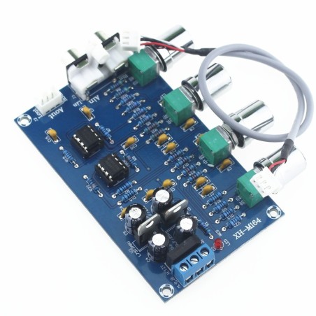 ماژول پری آمپلی فایر XH-M164 با تراشه NE5532 و ۴ ولوم