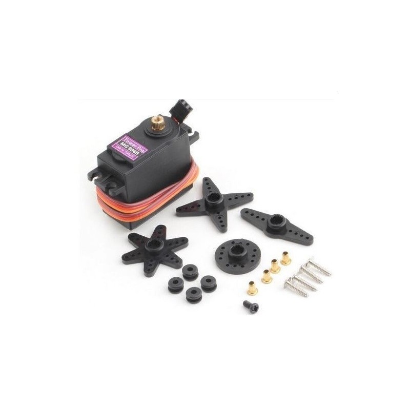 سروو موتور دیجیتال MG996R دنده فلزی 360 درجه