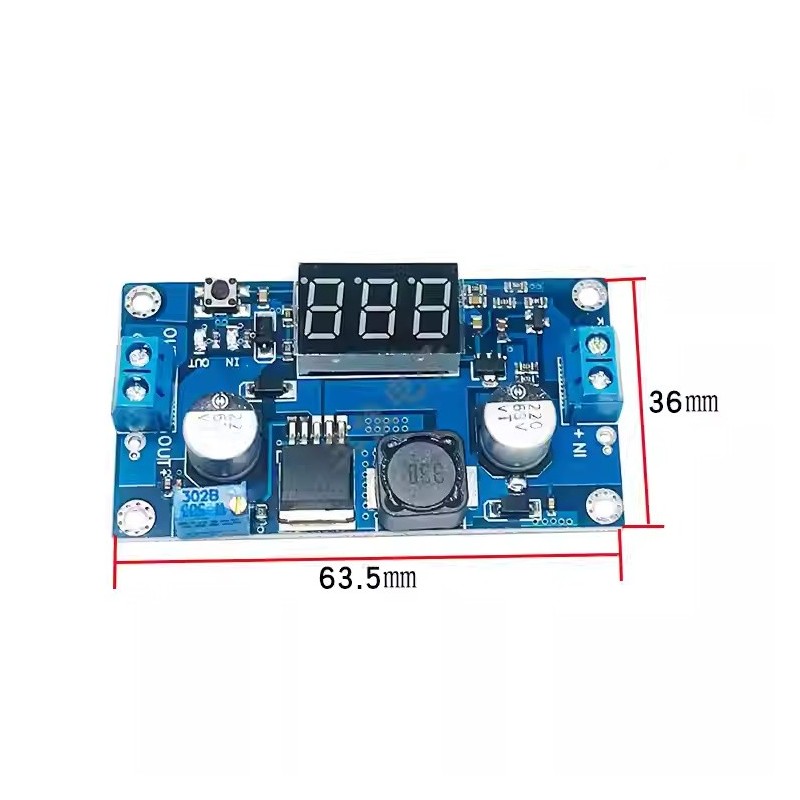 ماژول افزاینده DC به DC متغیر 4 آمپر XL6009 با نمایشگر