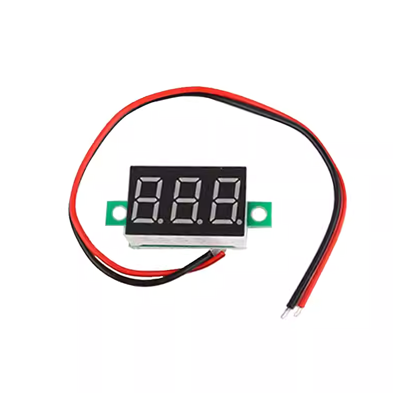 ماژول ولت متر DC 4.5-30V سایز 0.36 اینچ رنگ قرمز 2 سیمه