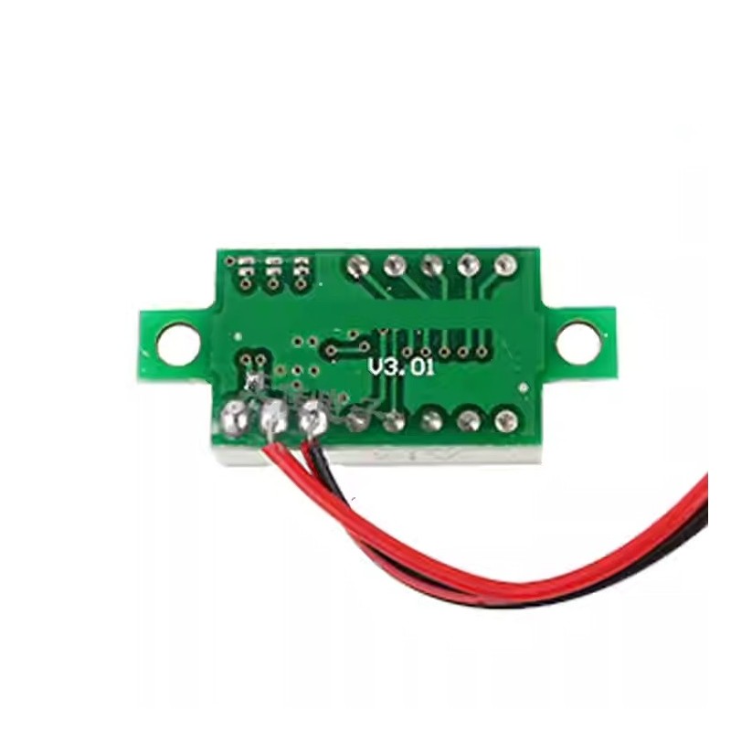 ماژول ولت متر DC 4.5-30V سایز 0.36 اینچ رنگ قرمز 2 سیمه