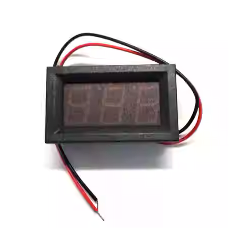 ماژول ولت متر پنلی 2.5 تا 30 ولت DC قرمز