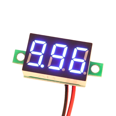 ماژول ولت متر DC 4.5-30V سایز 0.36 اینچ رنگ آبی 2 سیمه