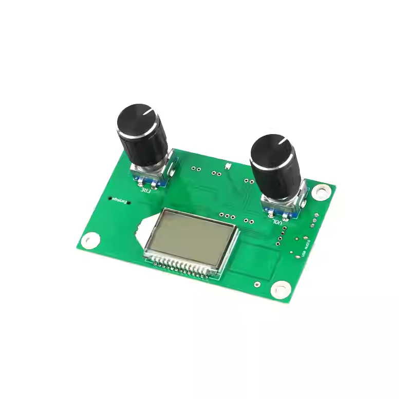 ماژول گیرنده رادیو موج FM دارای نمایشگر- ولوم کنترلی -ورودی usb و ارتباط سریال