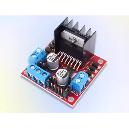 ماژول درایور موتور DC و استپر موتور Bipolar دو کاناله L298N
