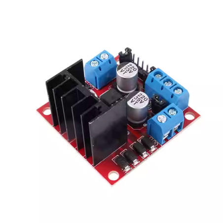 ماژول درایور موتور DC و استپر موتور Bipolar دو کاناله L298N