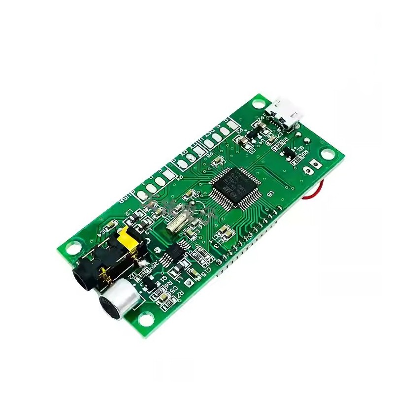 ماژول فرستنده رادیو موج FM دارای نمایشگر - کلید کنترلی - ورودی usb