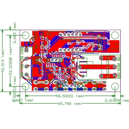 ماژول تایمر دارای ورودی تحریک 12 ولت DC