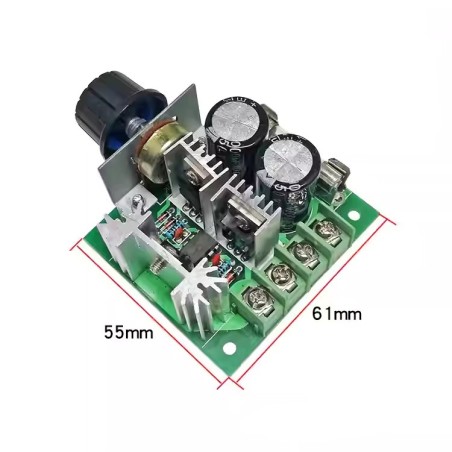 ماژول کنترل دور موتور 10 آمپر دارای خروجی PWM DC 10A