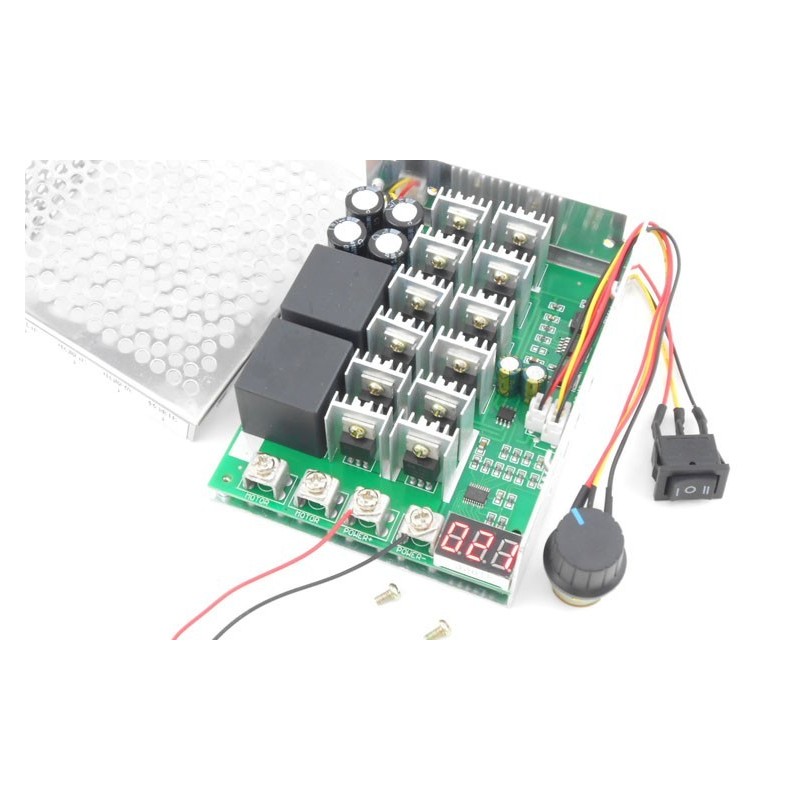 ماژول کنترل دور موتور DC - ولتاژ DC 10-55V و جریان60 آمپر