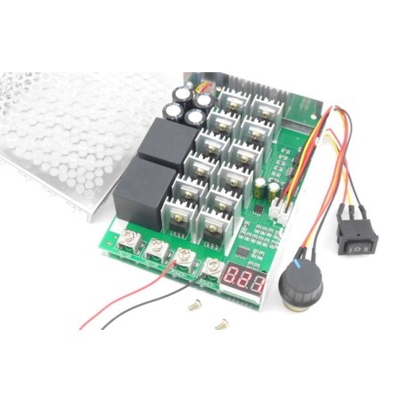 ماژول کنترل دور موتور DC - ولتاژ DC 10-55V و جریان60 آمپر