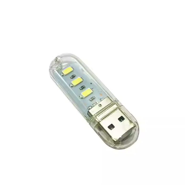 ماژول چراغ LED سه تایی USB دارای قاب محافظ