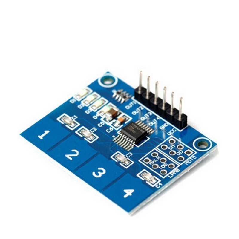 ماژول کی پد 1x4 لمسی خازنی TTP224