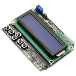 شیلد نمایشگر LCD کاراکتری 1602 دارای کلیدهای کنترلی مناسب برای بردهای آردوینو
