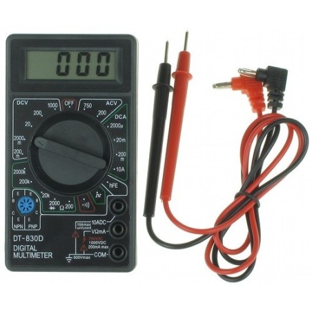 مولتی متر دیجیتالی DT-830D رنگ مشکی