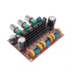ماژول آمپلی فایر حرفه ای XH-M139 با چیپ TPA3116D2 استریو 50*2 همراه با ساب ووفر 100 وات
