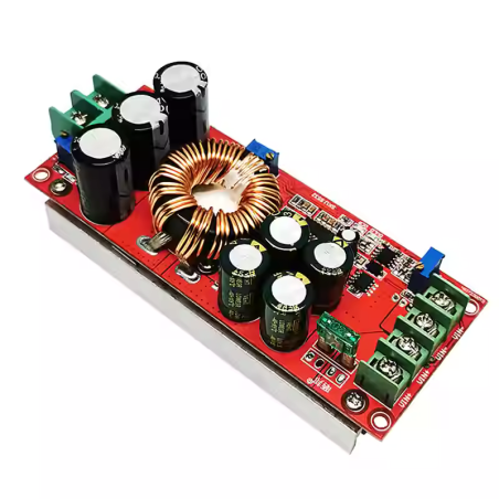 ماژول مبدل افزاینده 1200 وات DC به DC با قابلیت کنترل جریان و ولتاژ خروجی HS-1200