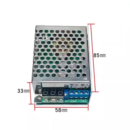 ماژول DC-DC کاهنده 10 آمپر 300W با نمایشگر ولتاژ