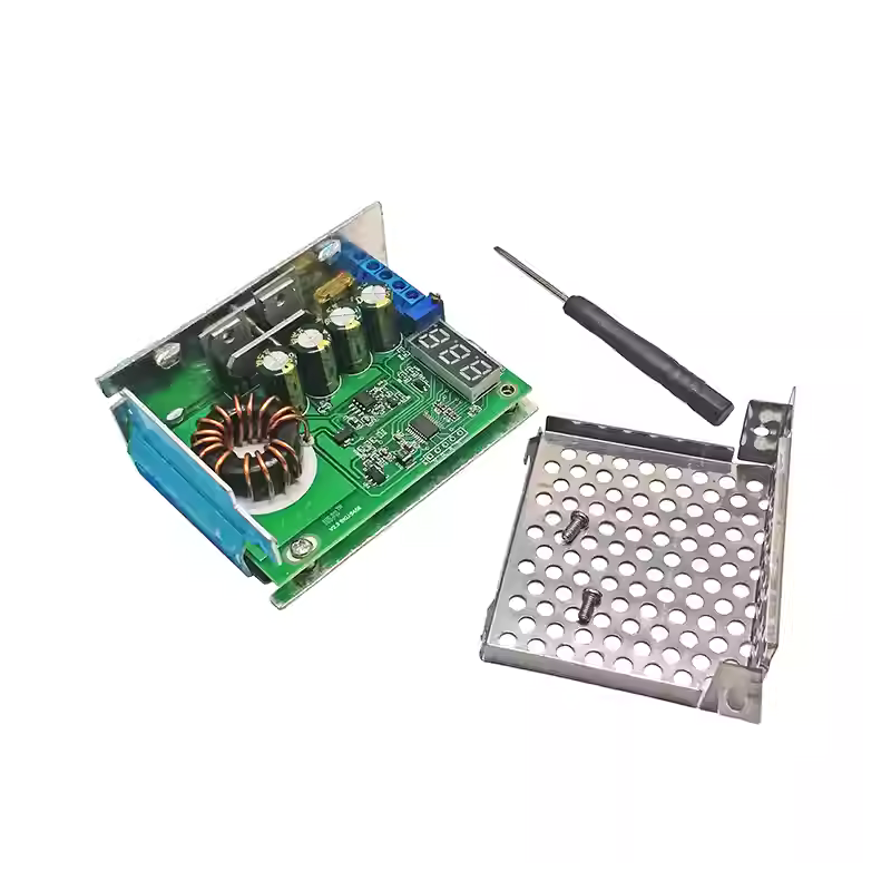 ماژول DC-DC افزاینده 8 آمپر 150W با نمایشگر ولتاژ