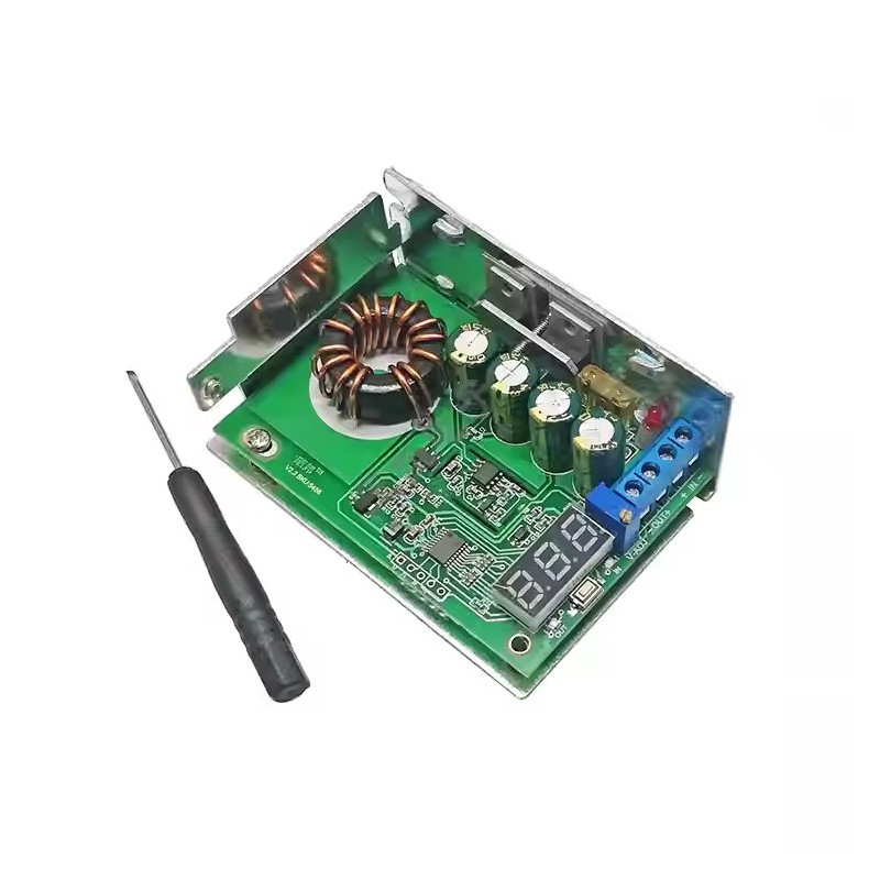 ماژول DC-DC افزاینده 8 آمپر 150W با نمایشگر ولتاژ