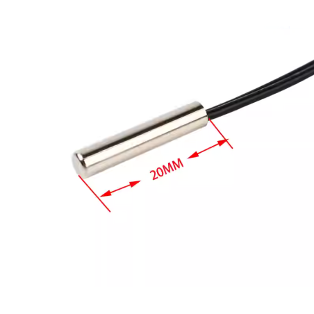 سنسور دمای NTC 5k ضد آب سیم دار با پوشش استیل ضد زنگ