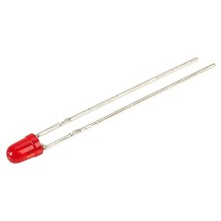 LED قرمز مات 3mm