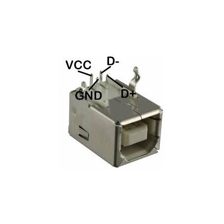 کانکتور USB-B مادگی