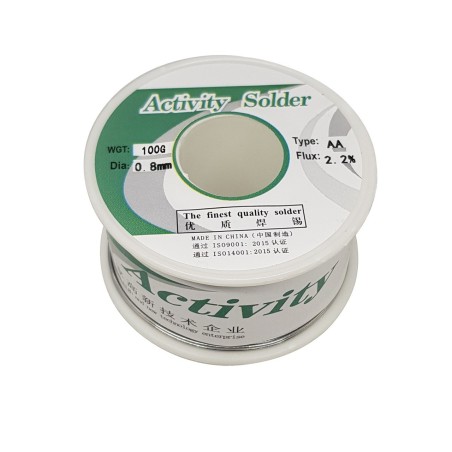 سیم لحیم 0.8mm 100gr مارک ACTIVITY