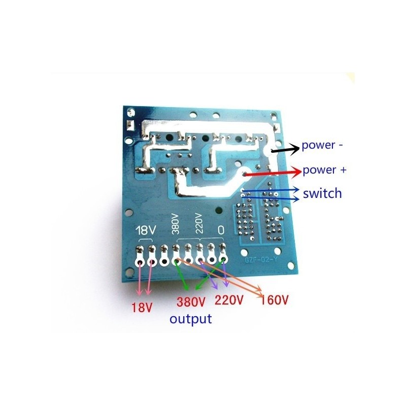 ماژول اینورتر 12 ولت به 220 ولت 500 واتInverter DC to AC دارای هیت سینگ