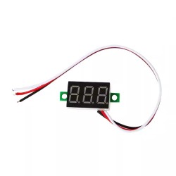 ماژول ولتمتر  DC 0-30V سایز 0.36 اینچ 3 سیم رنگ آبی